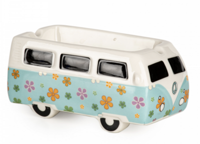 ASHTRAY-FASHION CRAFT-Ceramic VW Hippie Bus Ash Tray SALE! $5 OFF!