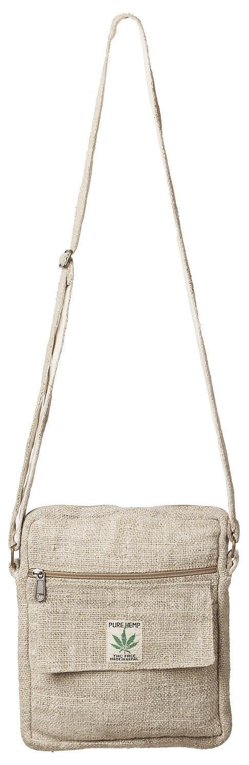 SALMO CANNABIS-Large Hemp Handbag