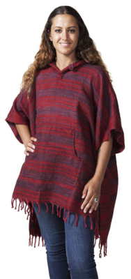 SALMO CANNABIS-Earthy Poncho | Soft Wool
