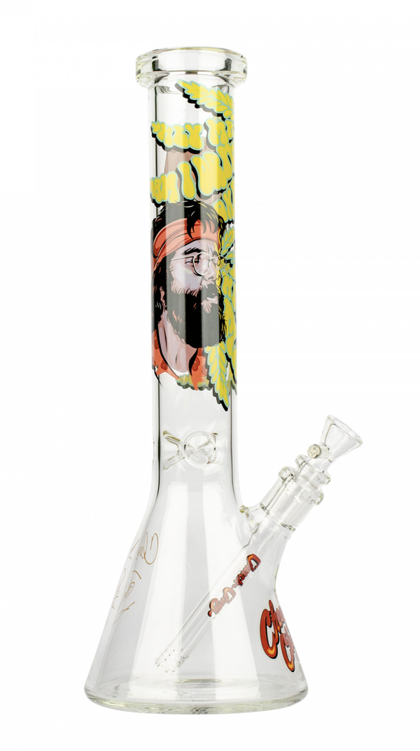 15” CHEECH &amp; CHONG Beaker Tube W/Iconic Artwork
