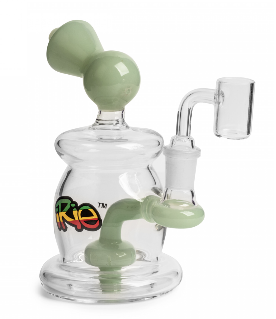 7&quot; IRIE-Jade Green Spool Concentrate Dab Rig w/UFO Perc