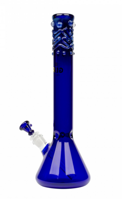 14" GEAR PREMIUM-Beaker Bong w/Worked Top | VARIOUS COLOURS