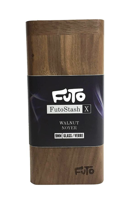 FUTO-Stash X | Walnut Wood Dugout + Glass Bat
