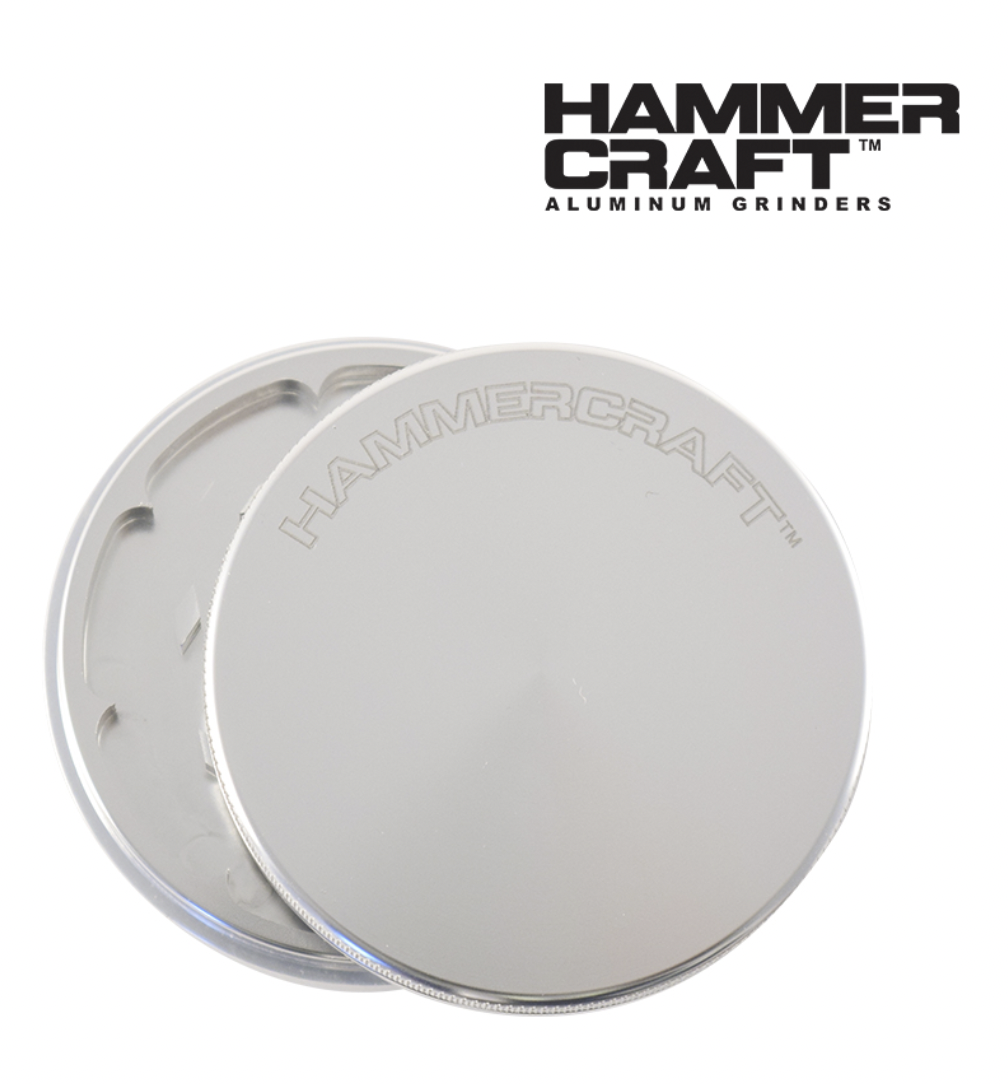 GRINDER | HAMMER CRAFT Aluminum CNC Magnetic 2-piece Grinder 2.5&quot; VARIOUS COLOURS