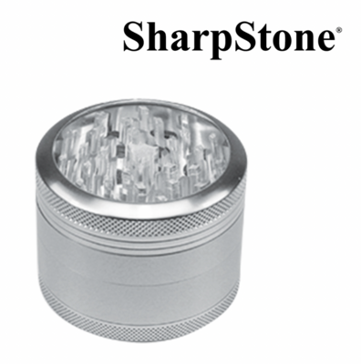 GRINDER | SHARPSTONE Glass Top Large 4-piece 2.5&quot; VARIOUS COLOURS