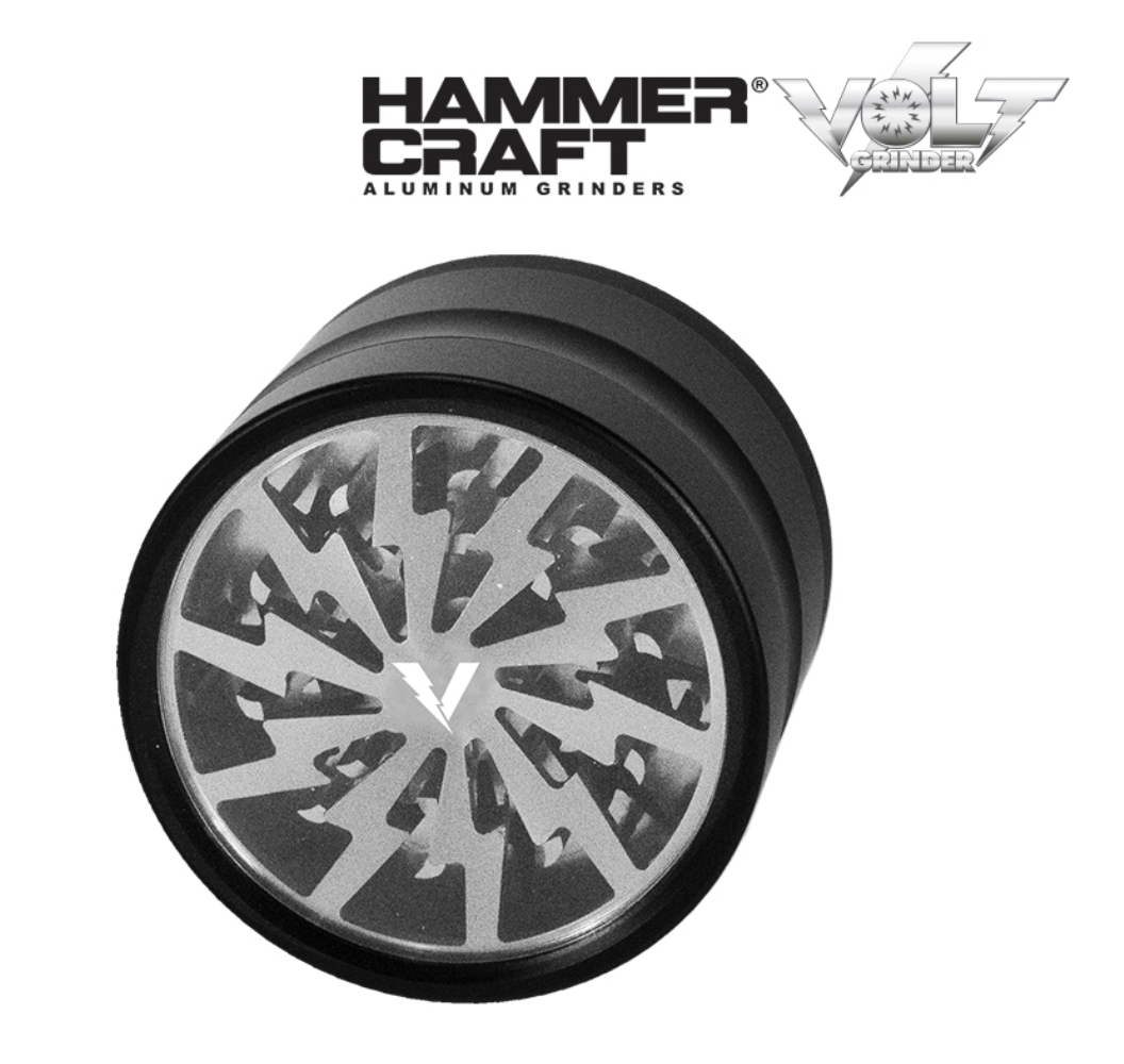GRINDER | Hammer Craft Volt SILVER Small 2&quot;