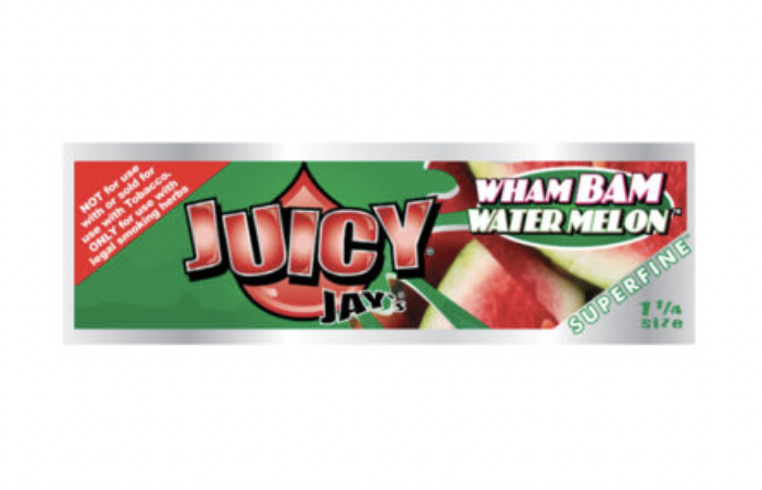 JUICY JAY&#39;S 1¼ - WHAM BAM WATERMELON Ultra Thin PAPERS