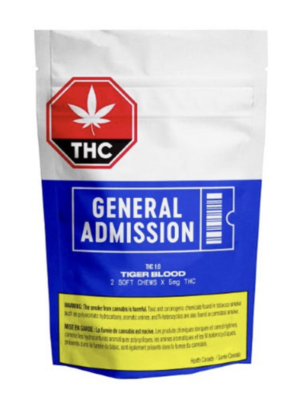 16g GENERAL ADMISSION-Tiger Blood Indica Gummy