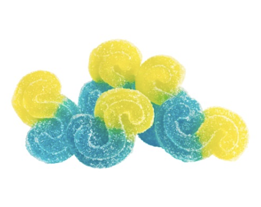 25g SPINACH FEELZ-THC+THCV Blue Raspberry Lemonade (Full Tilt) 5/pack Gummies