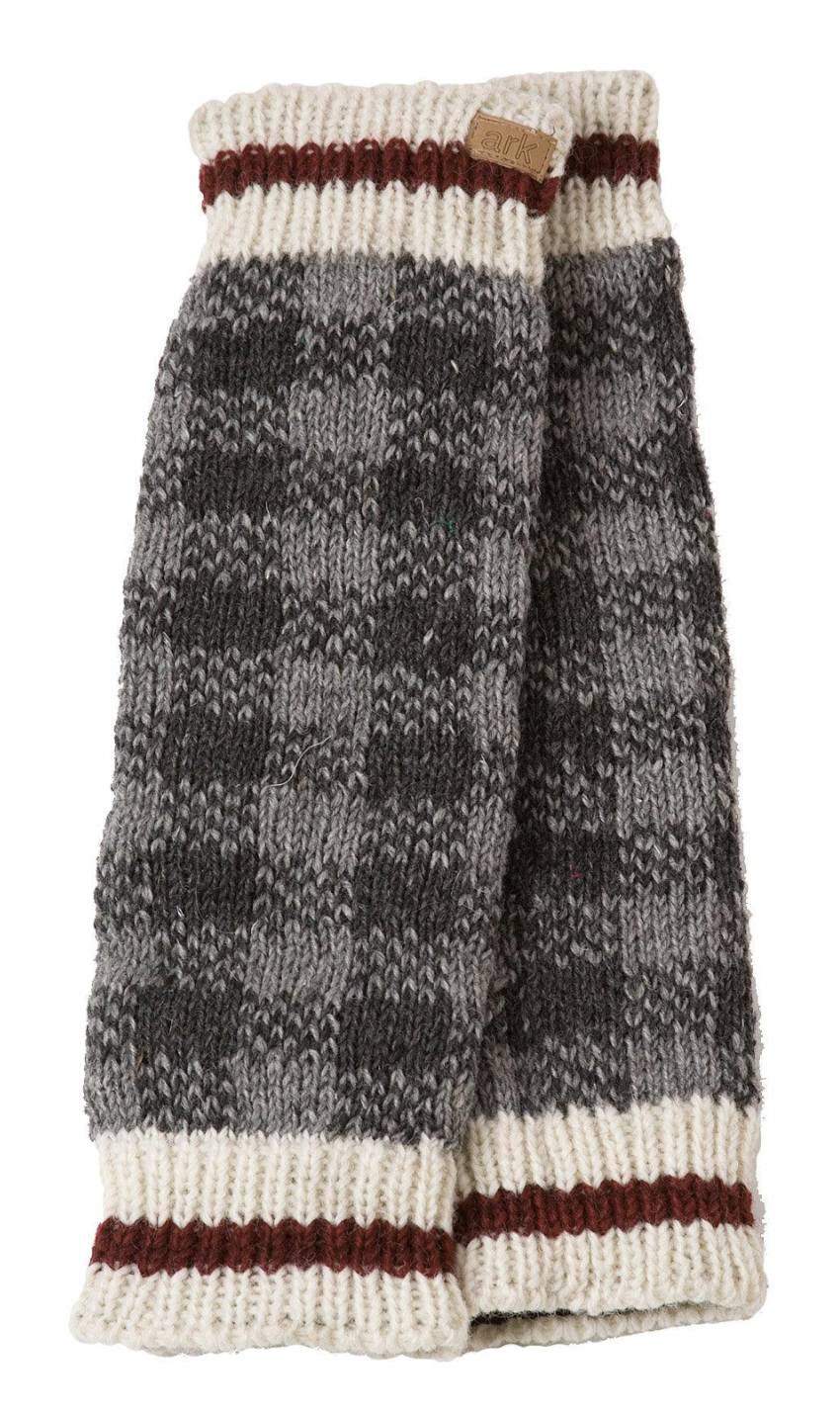 SALMO CANNABIS-Leg Warmers Grey Plaid