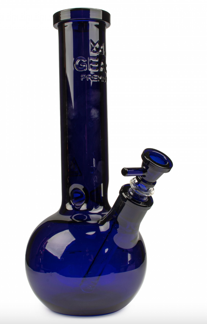 12&quot; GEAR PREMIUM-Bubble Bong w/Debossed Logo 7mm Glass | BLUE