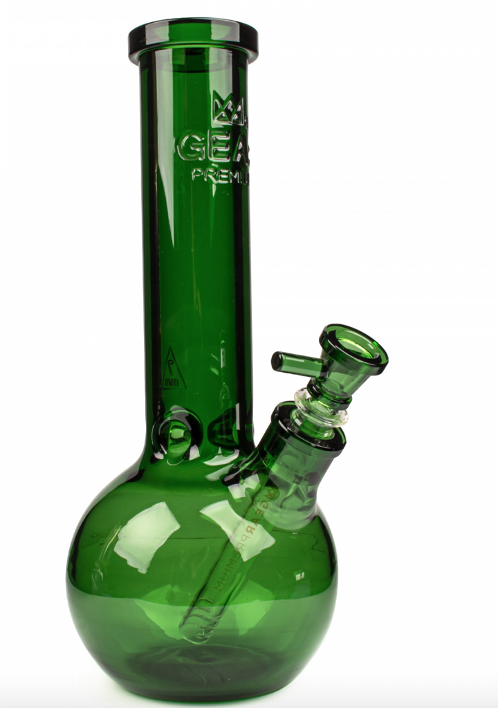 12&quot; GEAR PREMIUM-Bubble Bong w/Debossed Logo 7mm Glass | GREEN