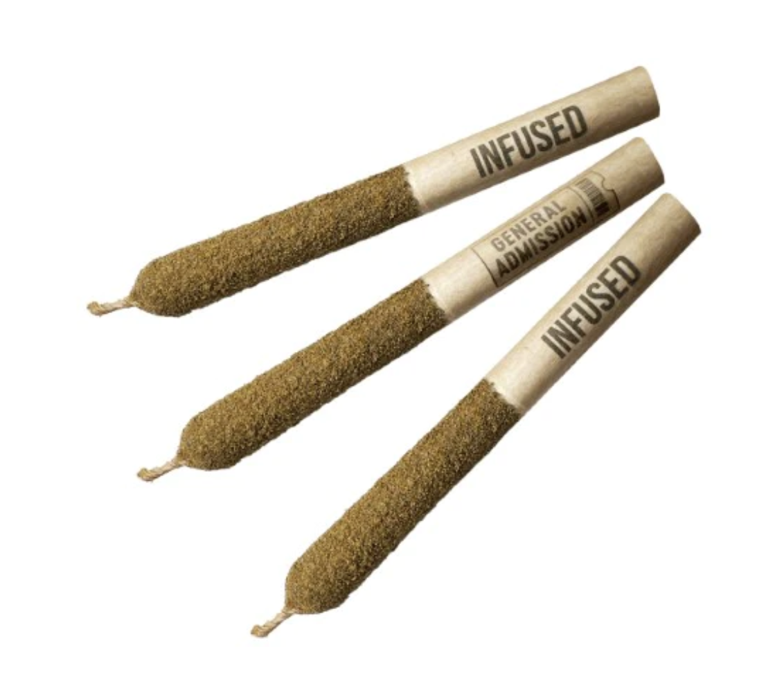 1.5g GENERAL ADMISSION-Huckleberry Hash+Distillate Infused PR 3x.5g