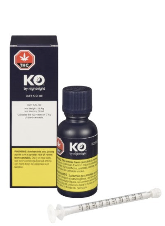 30ml NIGHTNIGHT-3:2:1 K.O. Oil | CBD:CBN:THC