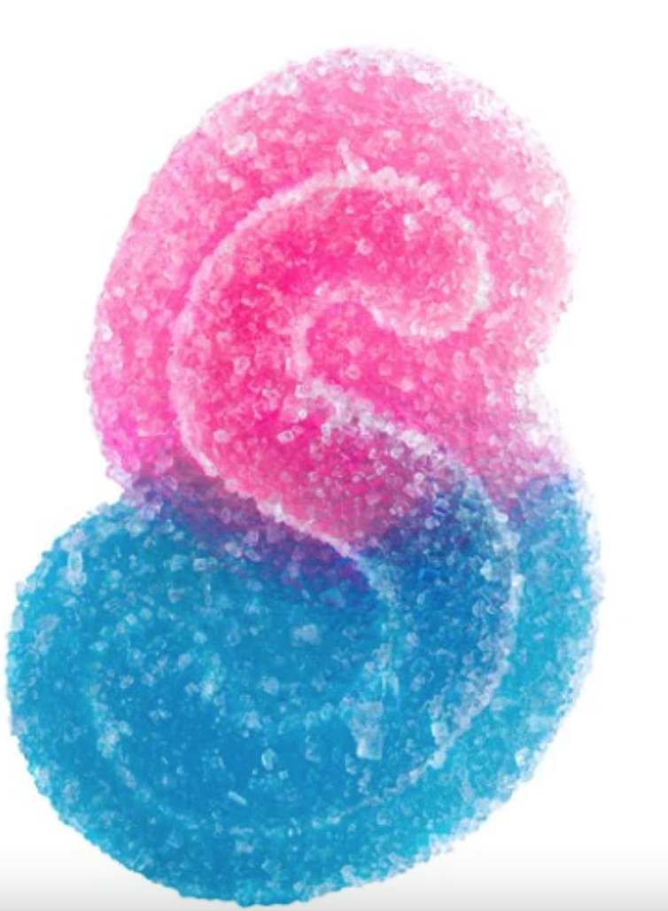 5g SPINACH-Fully Blasted Blue Raspberry Watermelon Gummy
