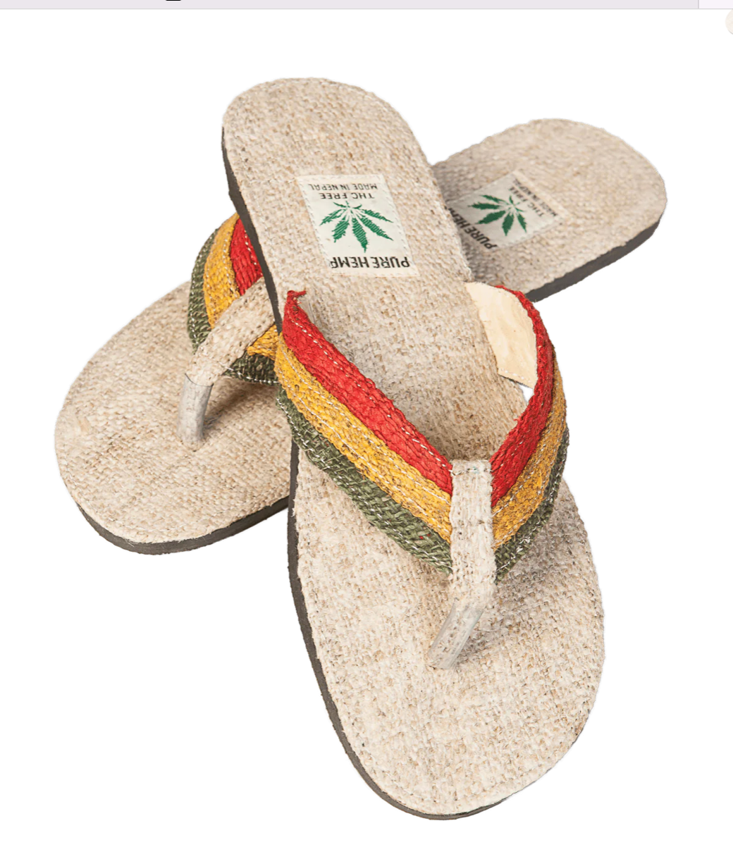 SALMO CANNABIS-Hemp Sandals