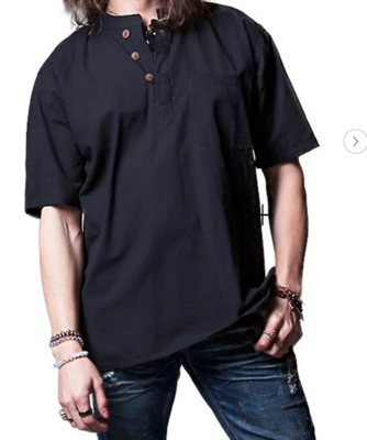 SALMO CANNABIS-Solid Kurta Shirt