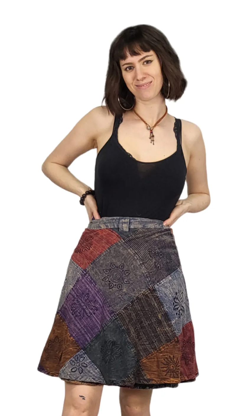 SALMO CANNABIS-Patchouli Wrap Skirt | One Size Fits Most