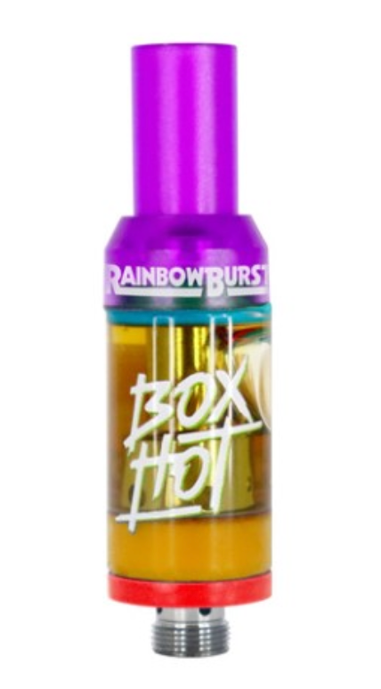 1.2g BOXHOT 1000-Rainbow Burst 510 Vape Cartridge