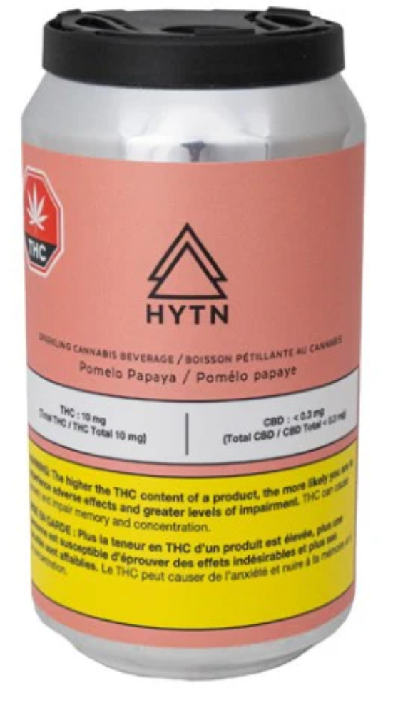 355ml HYTN-Pomelo Papaya Sparkling Beverage