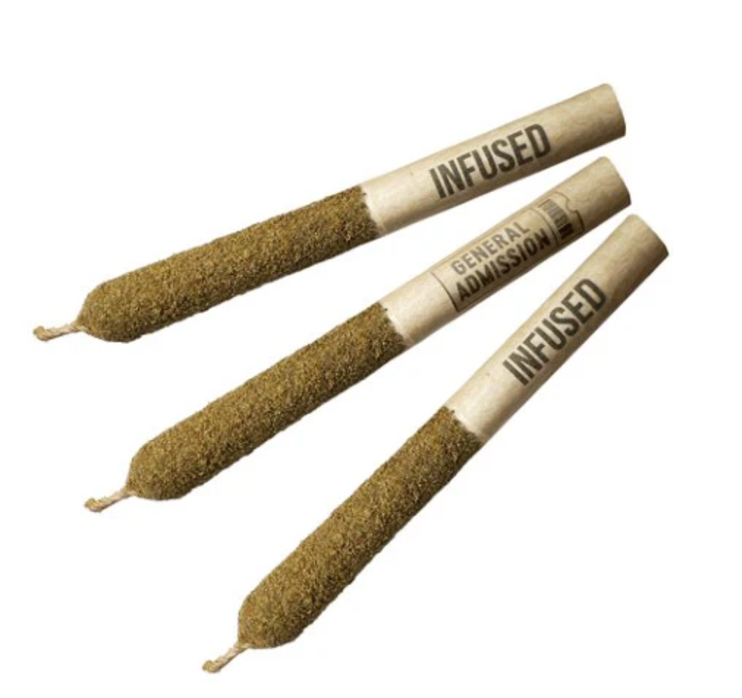 1.5g GENERAL ADMISSION-Lykke Lychee Hash+Distillate Infused PR 3x.5g