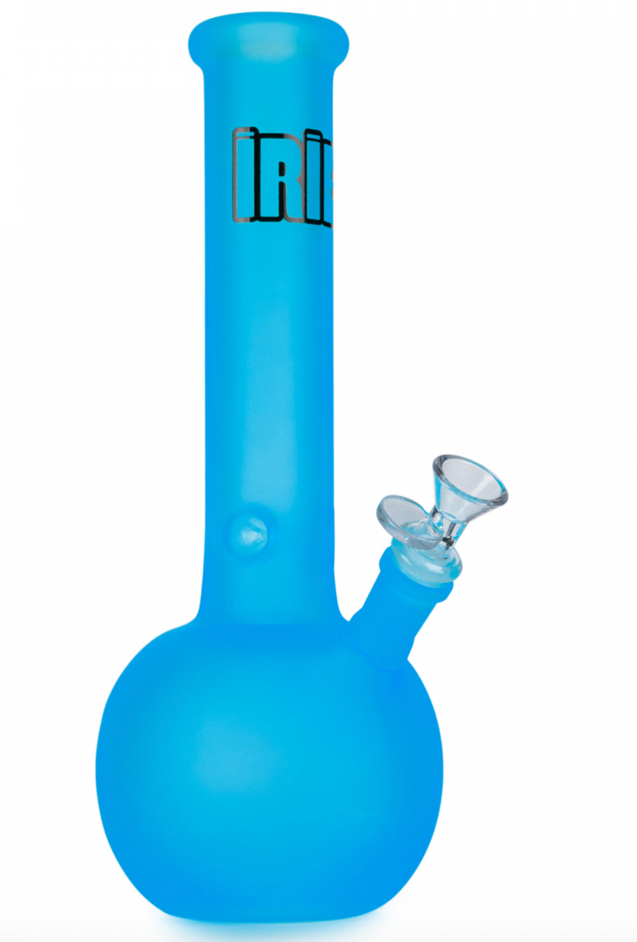 12&quot; IRIE-Frosted Bubble Bong BLUE