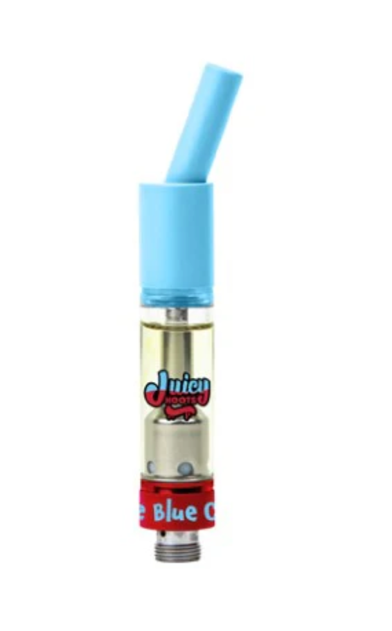 1g JUICY HOOTS-Double Blue Cherry Vape Cartridge