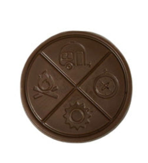 5.7g HAZY CAMPER-Pumpkin Spice THC Organic Milk Chocolate