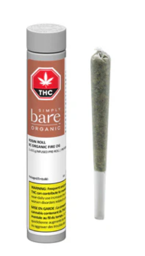 .5g SIMPLY BARE-BC Organic Fire OG Rosin PR 1x.5g