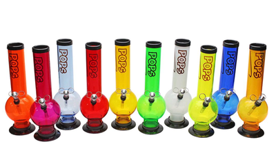 12" POPS-Acrylic Bubble Bong