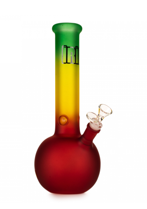 12&quot; IRIE-Frosted Bubble Bong RASTA