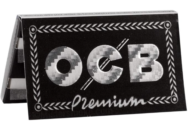 OCB-Black Premium Rolling Papers Single Wide Double