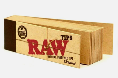 RAW-TIPS 50/Pack Unbleached Tips