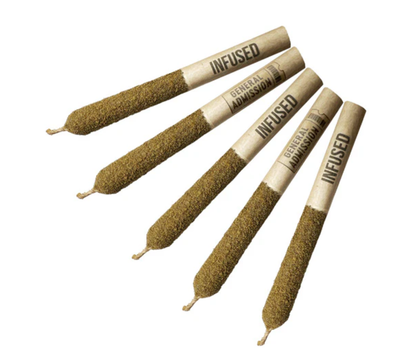 2.5g GENERAL ADMISSION-Tiger Blood Hash+Distillate Infused PR 5x.5g