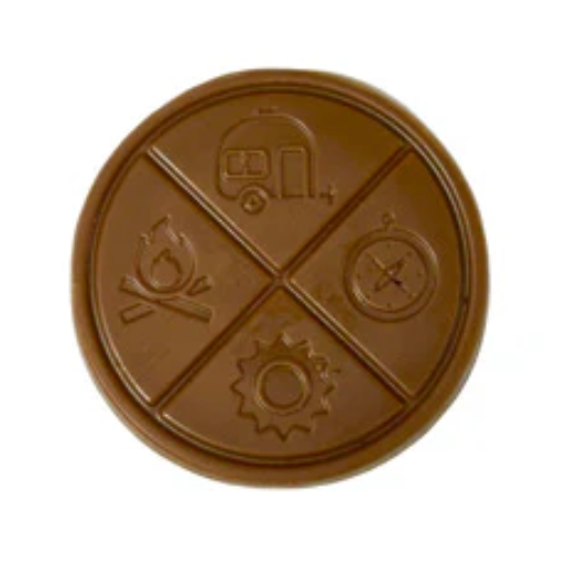 5.5g HAZY CAMPER-Mochaccino 1:1 THC:CBD Milk Chocolate