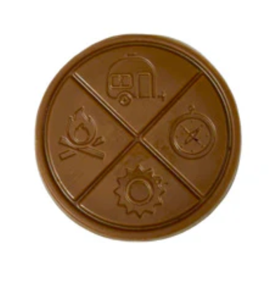 5.5g HAZY CAMPER-Mochaccino 1:1 THC:CBD Milk Chocolate