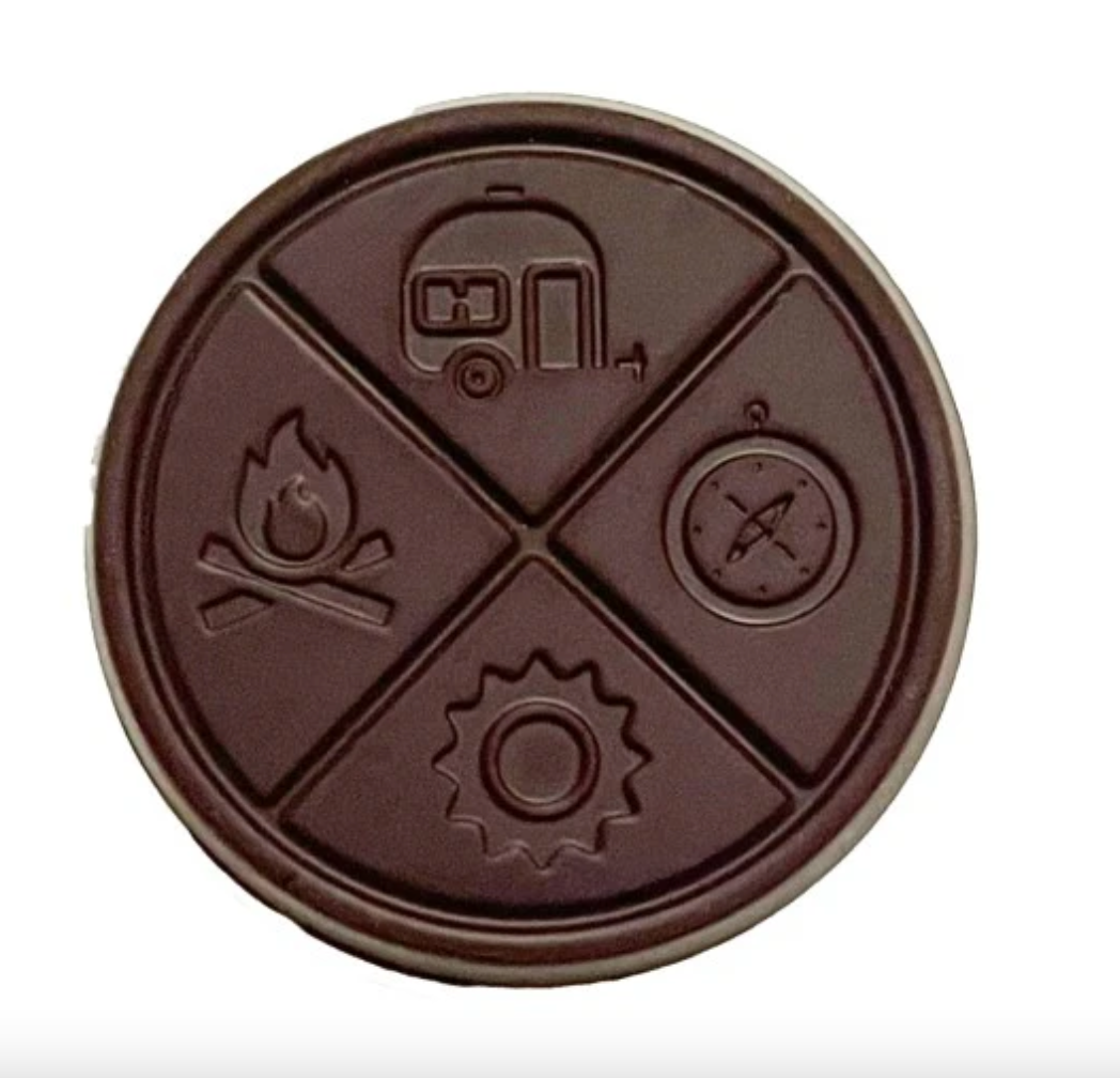 5.5g HAZY CAMPER-Hazy Mint THC Organic Dark Chocolate