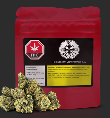 3.5g BC SMALLS-Huckleberry Velvet Smalls