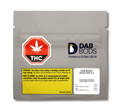 1g DAB BODS-Grape Animal Shatter 2.0