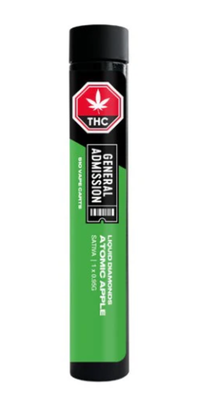 .95g GENERAL ADMISSION-Atomic Apple Liquid Diamond Blend Vape Cartridge