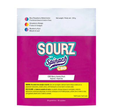 150g SPINACH-CBD Berry Variety Pack