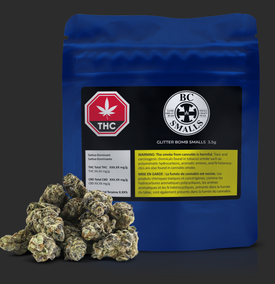 3.5g BC SMALLS-Glitter Bomb Smalls