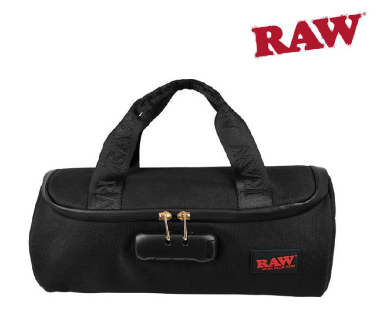 RAW-Dank Locker Mini Black Duffle Smell Proof Bag