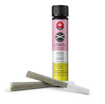 2g BC DOOBIES-Bubblegum Ice Cream PR 2x1g