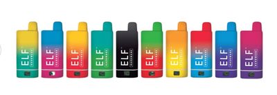 ELF-510 Vape Battery, 550mAh Capacity, Variable Voltage, Assorted Colours
