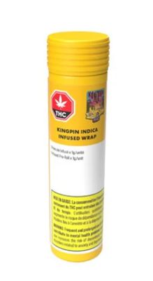 1g NUGZ-Kingpin Indica Infused Blunt (Rotational) PR 1x1g