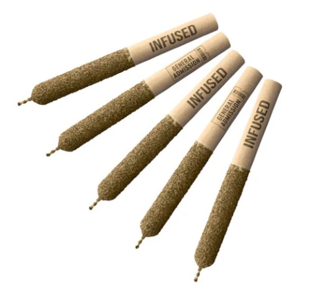 2.5g GENERAL ADMISSION-Taster Pack Variety Hash+Distillate Infused PR 5x.5g