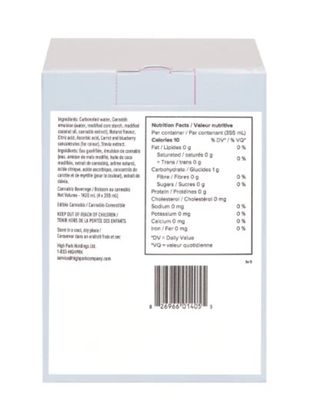 1420ml MOLLO-Wildberry Acai Seltzer THC:CBG 4/pack