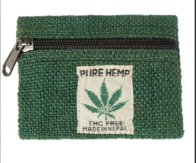 SALMO CANNABIS-Hemp Coin Purse