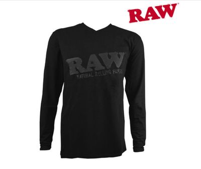RAW CLOTHING-Long Sleeve Black Shirt SALE! $5 OFF!